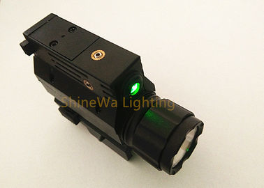 Una torcia elettrica tattica da 500 lumi con vista verde del laser per le pistole IP64 impermeabili