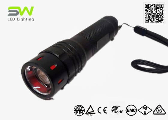 300 lumi di Zoomable LED di torcia elettrica tattica della tasca hanno alimentato da 3 batterie AAA dei pc
