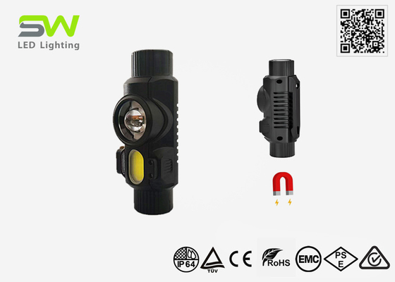 Versatile sensore touchless attivato torcia con coda magnetica COB fascio di inondazione