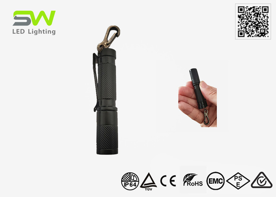 La maggior parte dell' impatto dimensione tascabile EDC torcia luce alta potenza 250 lumens con portachiavi