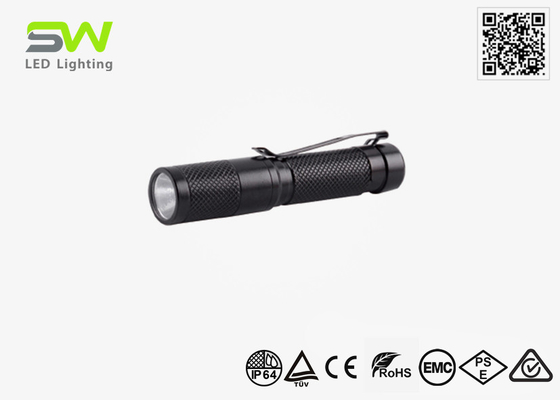 La maggior parte dell' impatto dimensione tascabile EDC torcia luce alta potenza 250 lumens con portachiavi