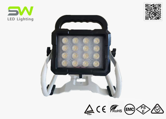 5000 lumen ricaricabile 18V a batteria luce di lavoro con supporto in metallo