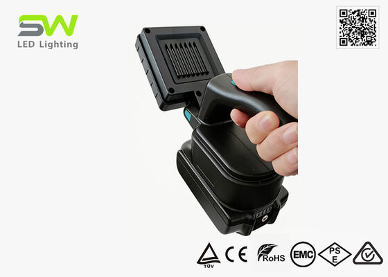 Luce da lavoro compatta portatile da 25W con batteria Makita 18V e maniglia per ispezione