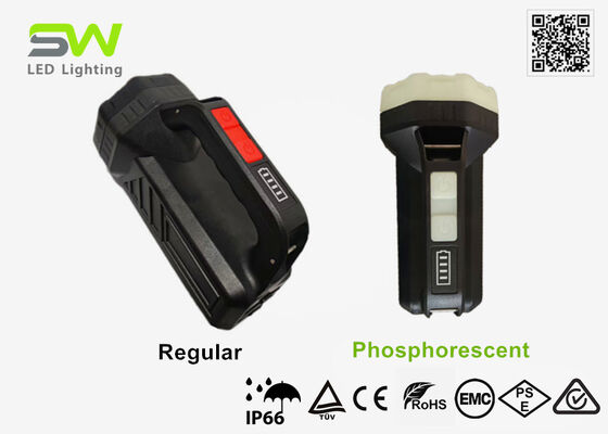 Torcia di ricerca ricaricabile notturna - Luminosa, portatile, per soccorso antincendio, impermeabile IP66