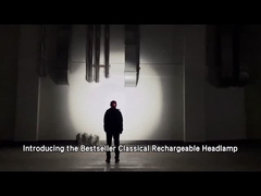 Lampada a LED magnetica ricaricabile ad alta luminosità Zoomabile con lampada di avvertimento rossa