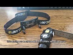 Flare a sensore di movimento ricaricabile Flare a torcia versatile con clip di tasca magnetica