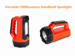 Potente riflettore portatile da 1800 lumens