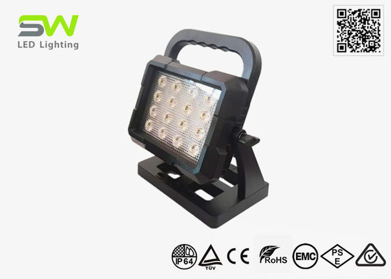 Faretto da lavoro ricaricabile da 5000 lumen con batteria per utensili elettrici da 18V 20V rimovibile