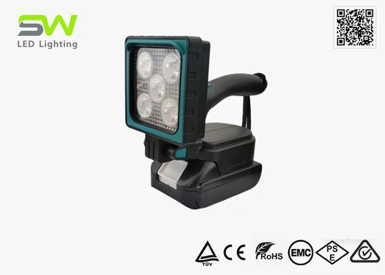 Luce da lavoro compatta portatile da 25W con batteria Makita 18V e maniglia per ispezione