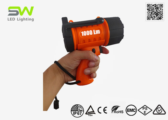 Faro marino galleggiante ricaricabile compatto da 1000 lumen con gancio per appenderlo